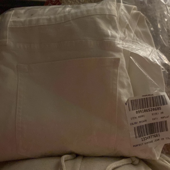 New Madewell The High-Rise Perfect Vintage Jean in Tile White - Picture 5 of 5